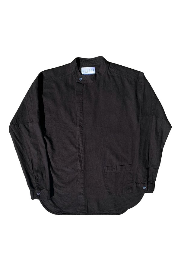 SEEKER A Sym Button Up Shirt - Black