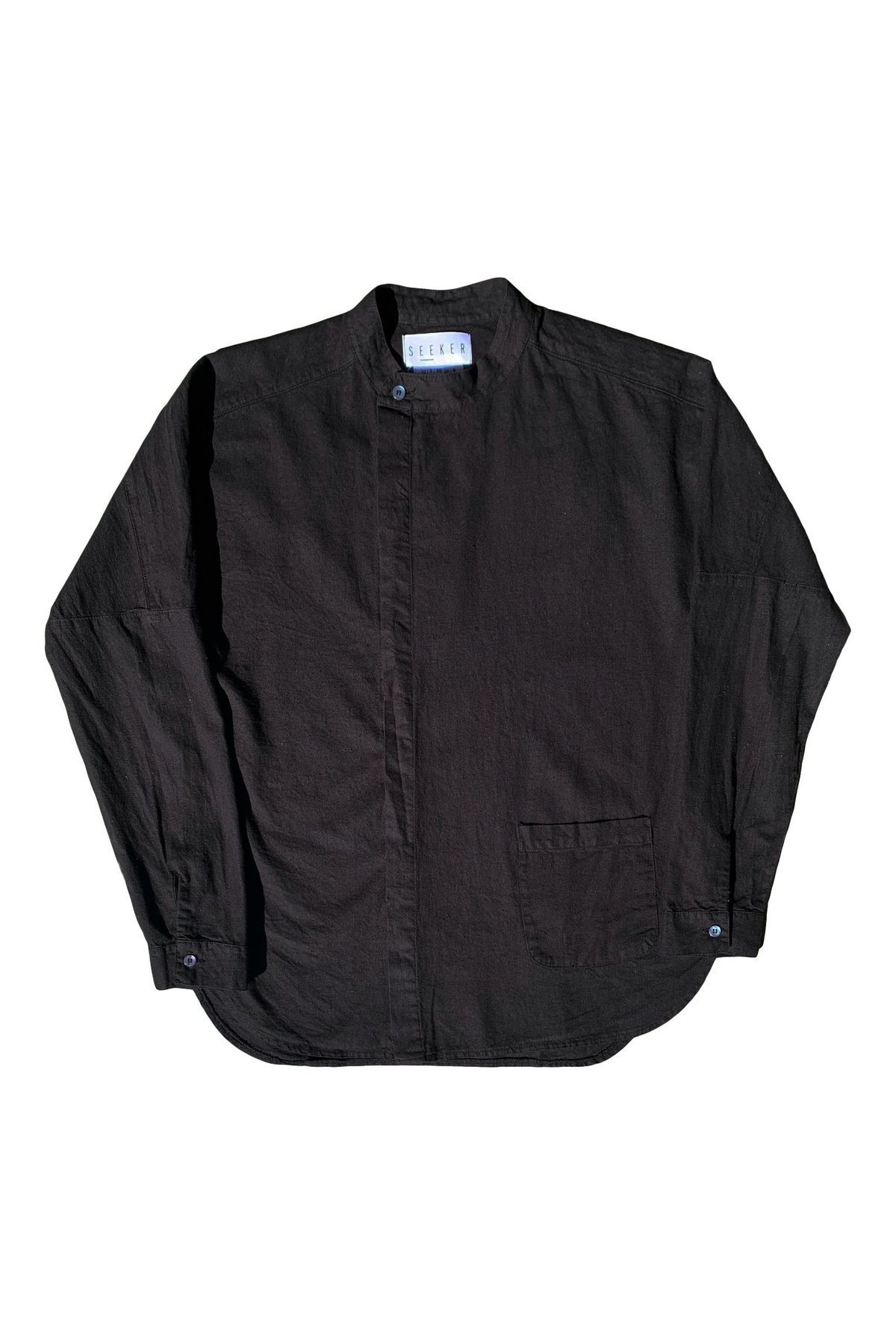 SEEKER A Sym Button Up Shirt - Black - Image 1 of 5