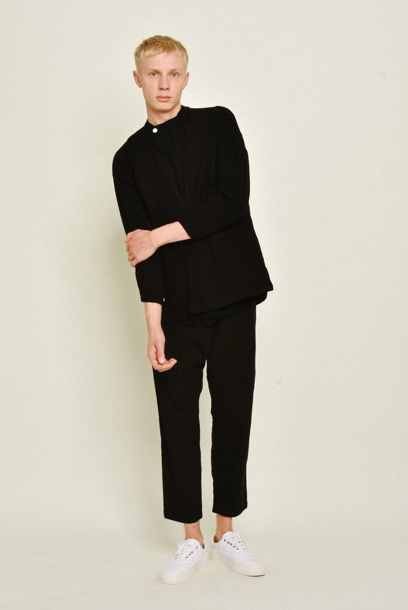 SEEKER A Sym Button Up Shirt - Black