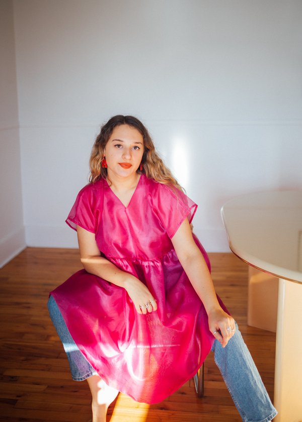 Nomiah Tulip Dress - Fuchsia