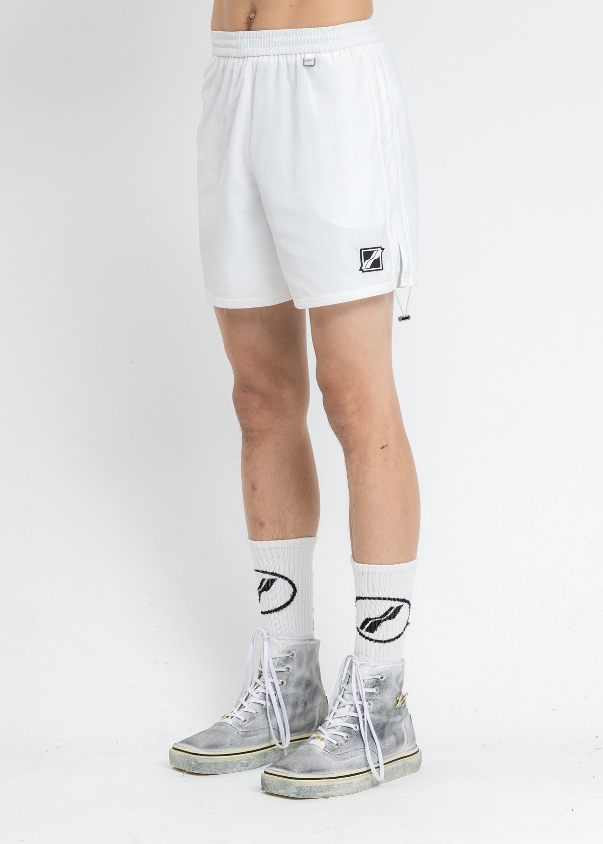 We11done Basic String Short - White - Image 2 of 6