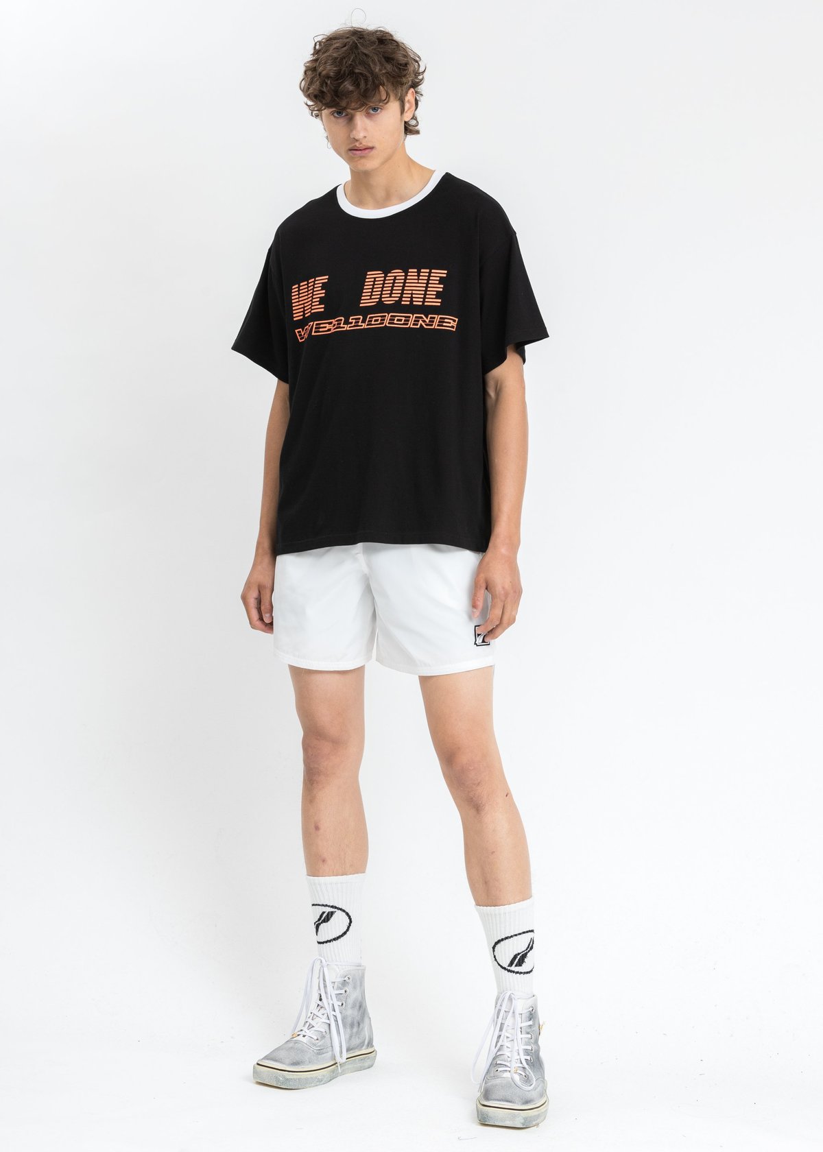 We11done Basic String Short - White - Image 6 of 6