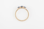 Jennie Kwon Designs Rose Cut Sapphire Equilibrium Cuff Ring - Thumbnail 3