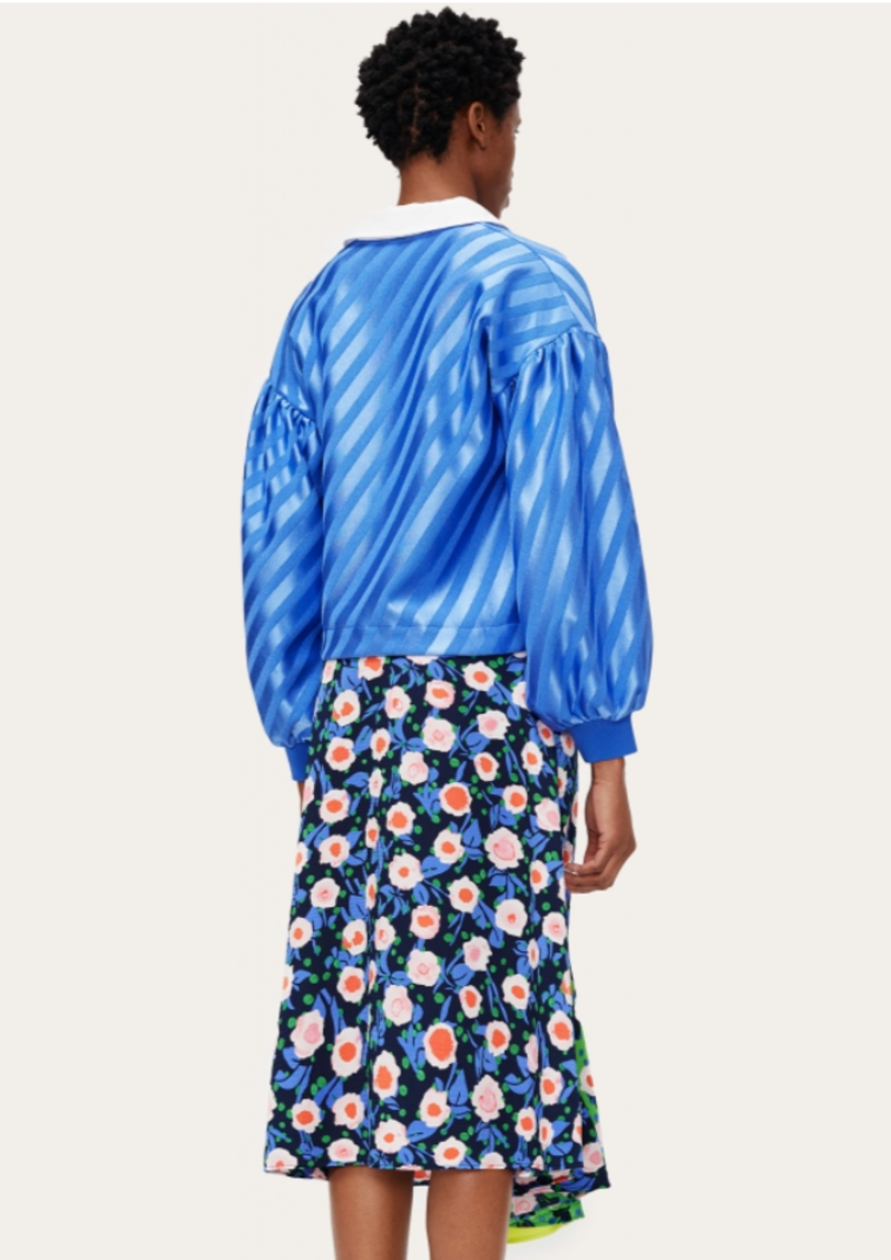 Stine Goya Yousef Jersey Top - blue | Garmentory