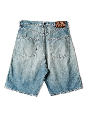 Kapital Studded Remake 14oz Denim 5P Shorts - Indigo | Garmentory