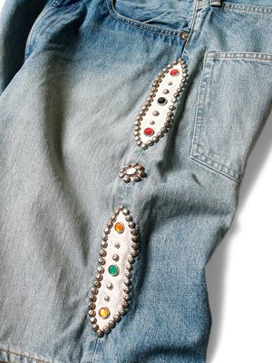 Kapital Studded Remake 14oz Denim 5P 