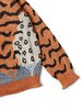Kapital 7GLinen Nepal Tiger Crew Sweater - Orange - Thumbnail 4