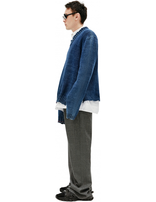 Maison Margiela V-Neck Sweater | Garmentory