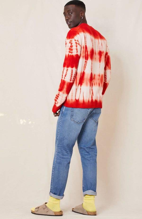 Dsquared² Black Cotton Tie Dye Crew Neck Casual Top main image 0