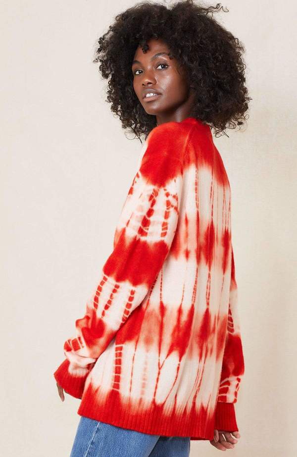 Sky Madrid Tie-Dye Oversized Sweater