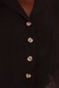 L.F.Markey Maxim Linen Shirt - Black - Thumbnail 4