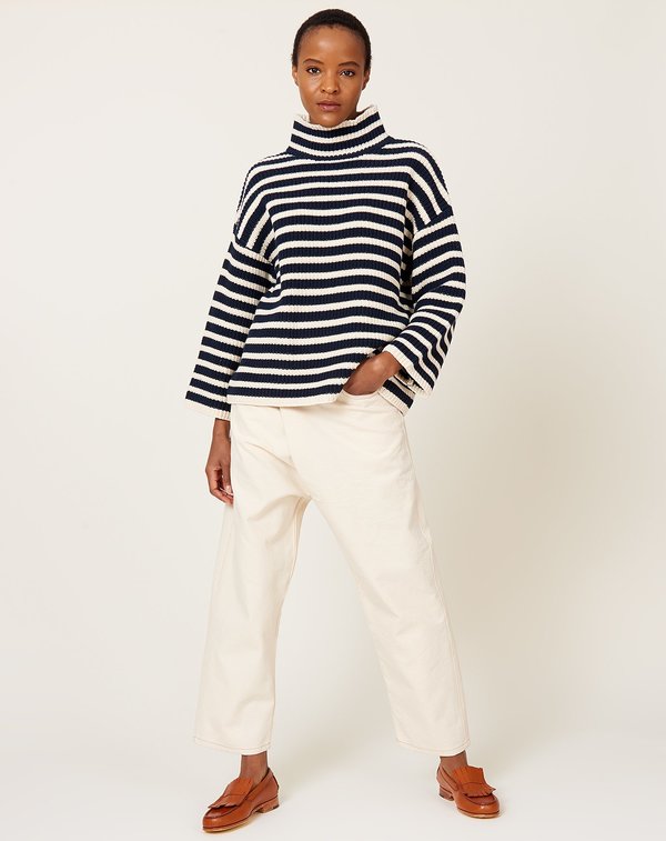 Demy Lee Olyvia Stripe Turtleneck 