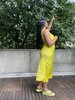 SVNR Naturally Dyed Yoo Maxi Slip - Yellow - Thumbnail 2