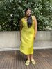SVNR Naturally Dyed Yoo Maxi Slip - Yellow - Thumbnail 5