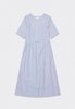 Wood Wood Nova Poplin Dress - Blue Stripe - Thumbnail 4
