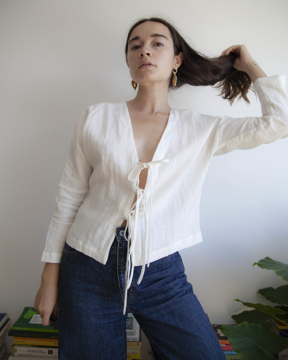 OF ALL FORM 新品　2WAY VERA TOP White Vera-Top---White-