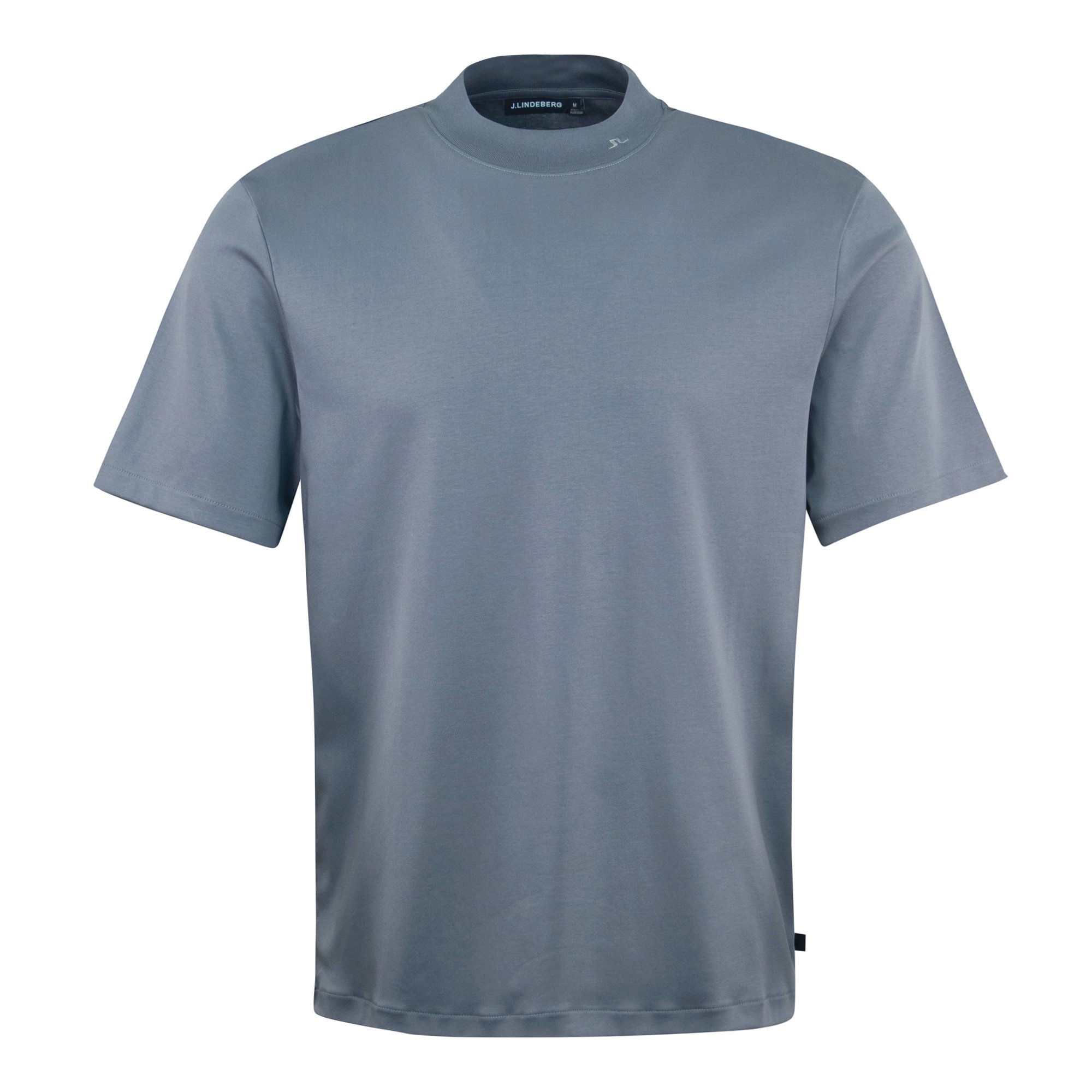 J Lindeberg Ace Mock Neck T-Shirt - Blue | Garmentory
