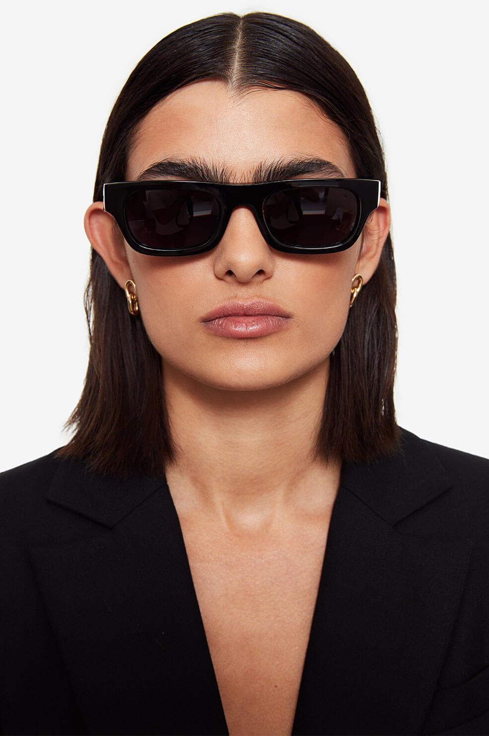 【関税込み】ANINE BING ブラック Otis サングラス ANINE BING Black Otis Sunglasses ANINE BING
