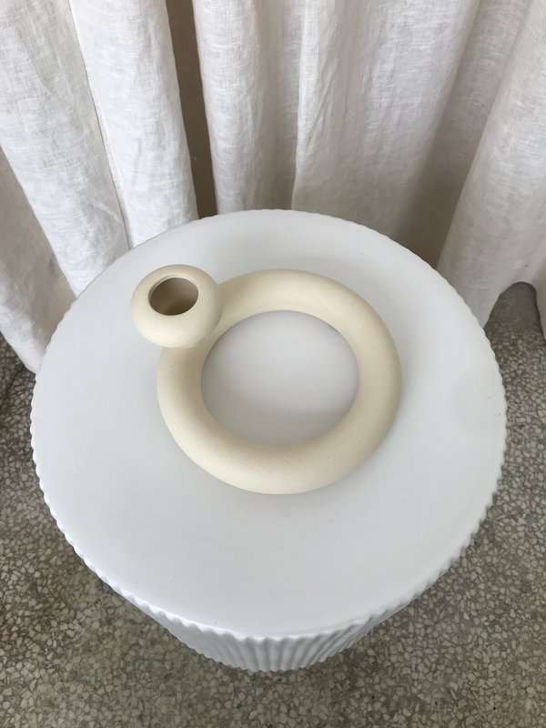 Ri-Ri-Ku ORBITAL CANDLESTICK HOLDER - cream Ri-Ri-Ku ORBITAL CANDLESTICK HOLDER - cream