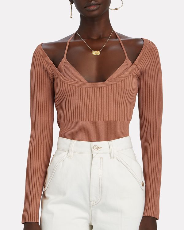 Jonathan Simkhai Jayline Rib Scoop Neck 