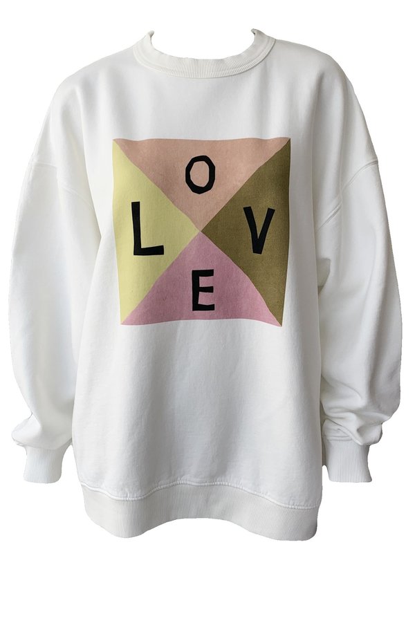 Rodebjer Iwa Love Sweatshirt - Off White | Garmentory