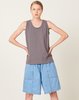 ICHI ANTIQUITES Dry Jersey Tank Top - Grey - Thumbnail 2