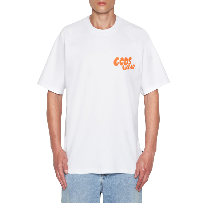 Tシャツ・カットソー GCDS Men T-shirt White SS23M120168 01 GCDS Outlet: T-shirt men - White | GCDS t-shirt SS23M120168