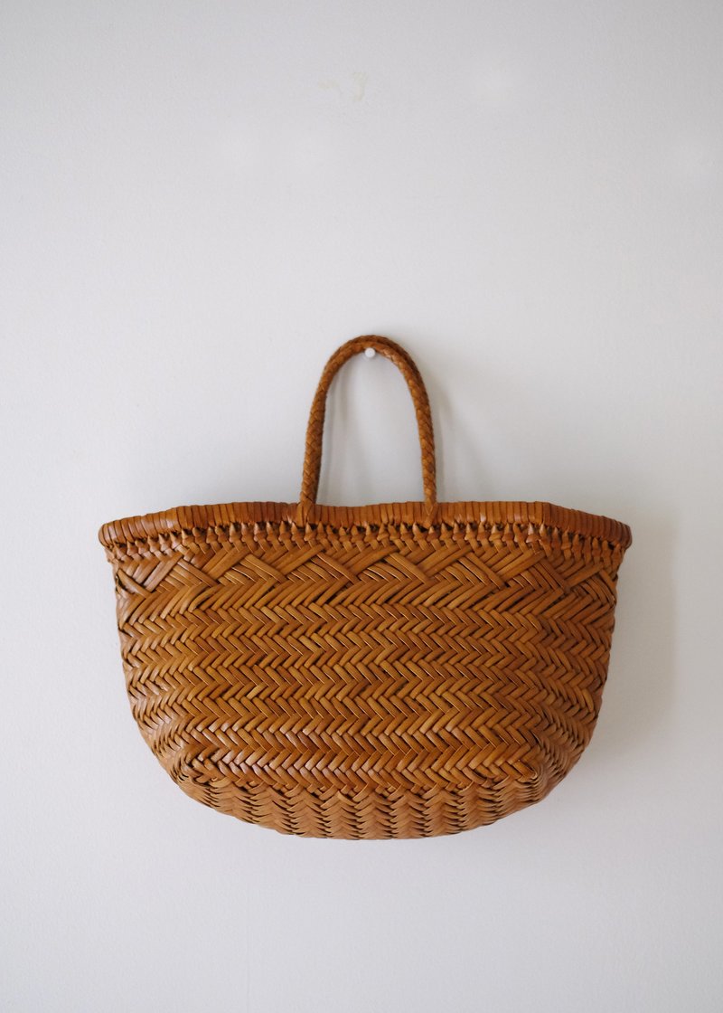 Dragon Diffusion 6 Lines Bamboo Triple Jump Small Bag - Tan