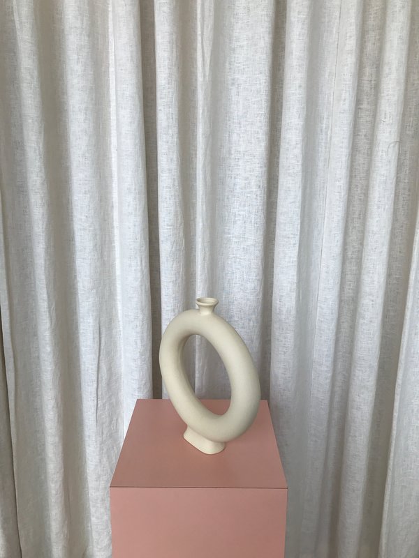 Ri-Ri-Ku BIG 'O' BUD VASE - cream Ri-Ri-Ku BIG 'O' BUD VASE - cream