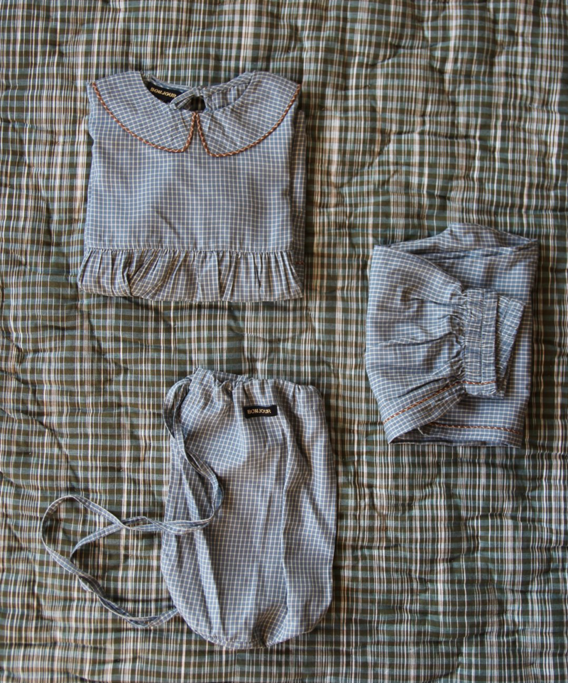 bonjour diary pyjama set ＋bag 6y bonjour diary pyjama set ＋bag 6y（Bonjour - clothing for