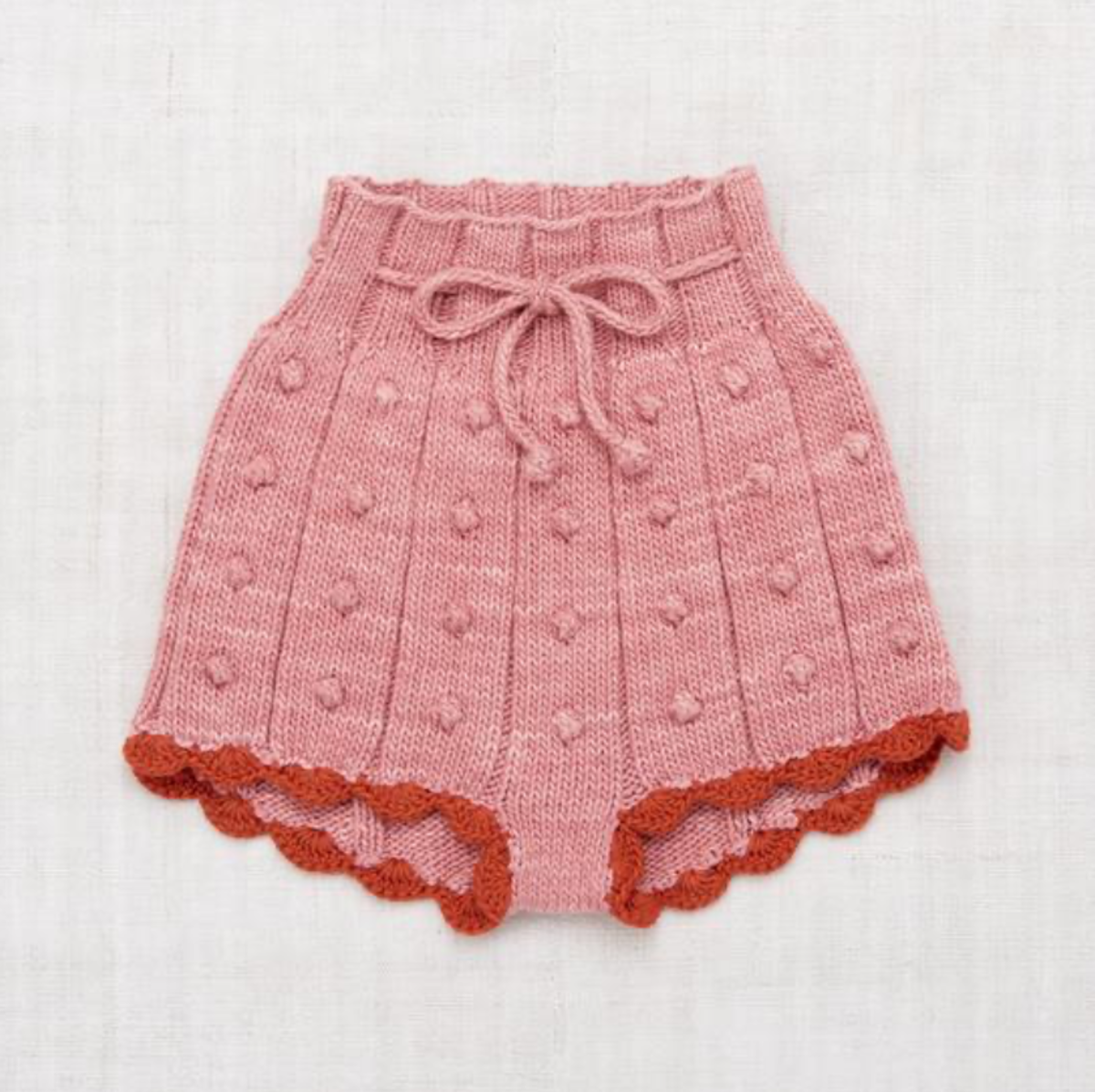 Misha & Puff Popcorn Rib Shorts - Rose Blush | Garmentory