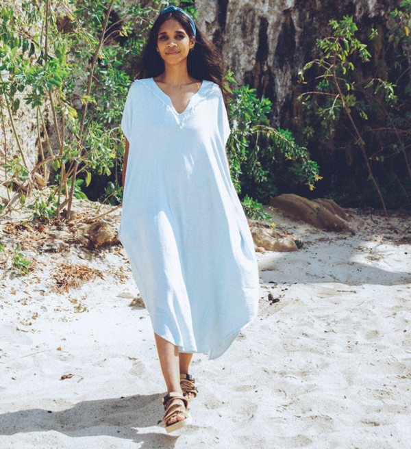 Nico Nico Dey Kaftan dress - blue | Garmentory