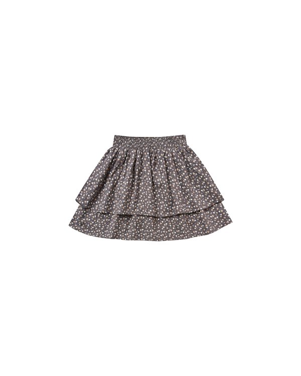 Rylee + Cru Tiered Midi Skirt - Poppy Gingham