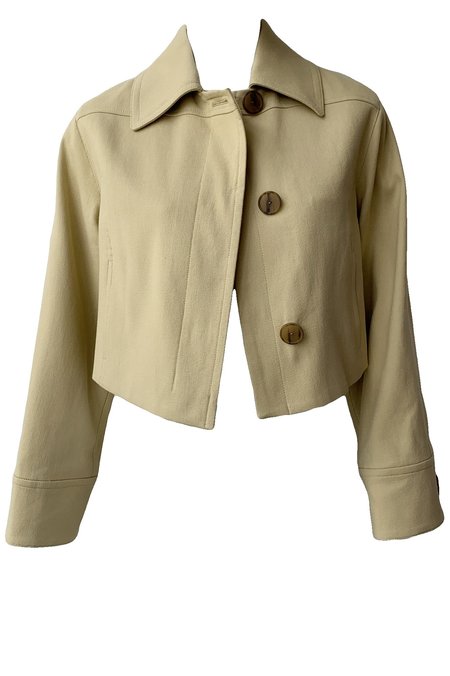VINCE Casual Crop Jacket - Maize 