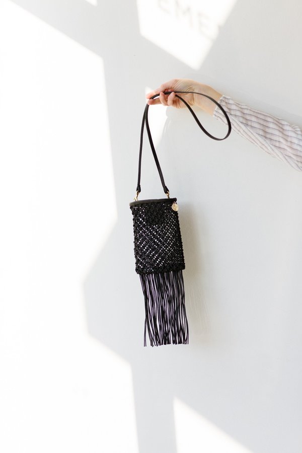 Clare V. Poche Crochet Crossbody - Black Clare V. Poche Crochet Crossbody - Black