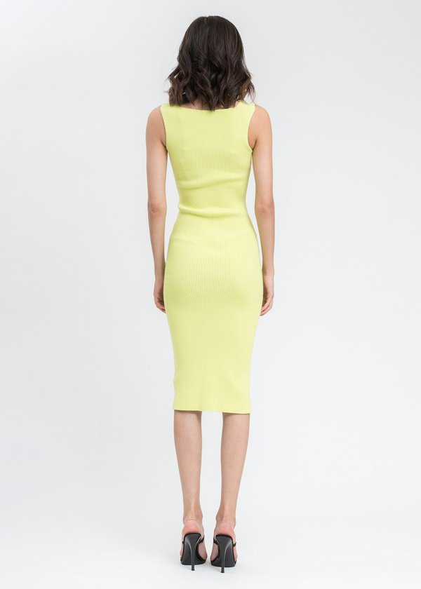 予約販売品 レディース Lang Helmut ラング ヘルムート ワンピース Yellow Dress Electric ワンピース ドレス Contour ワンピース