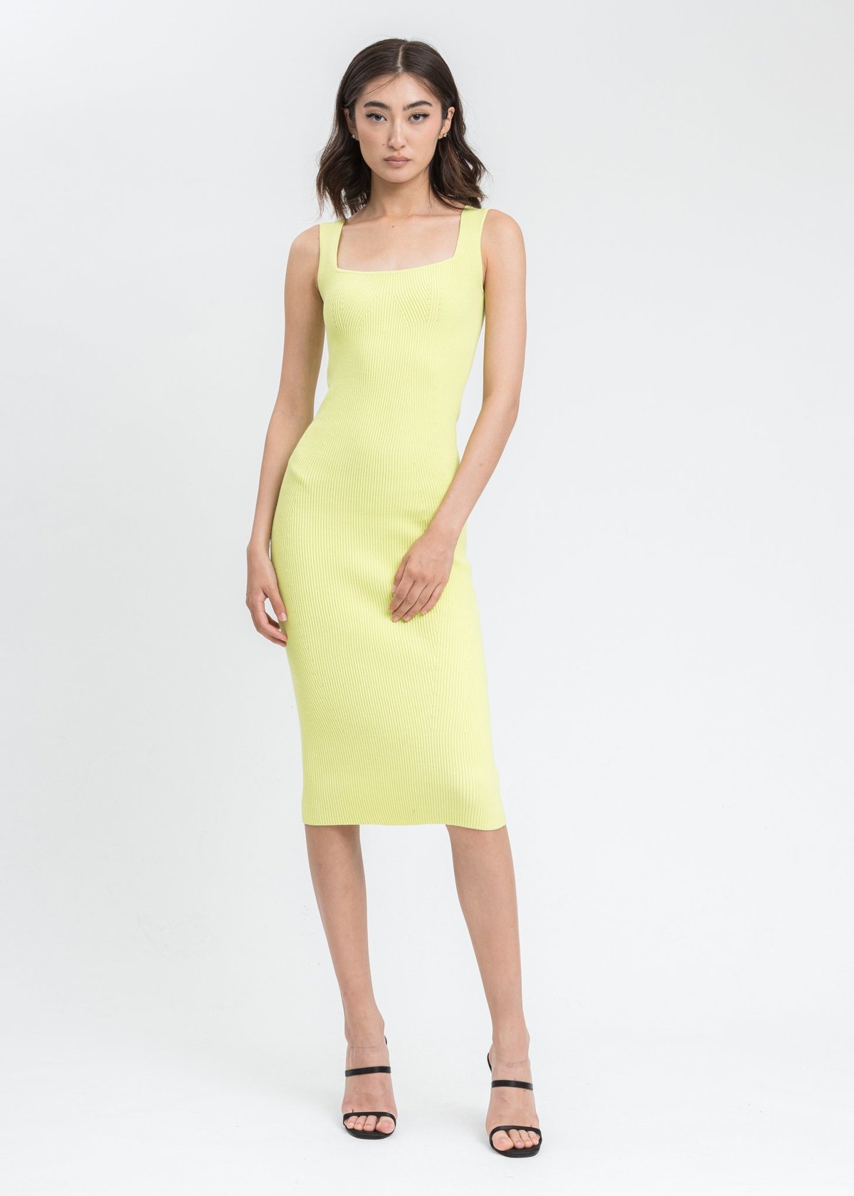 bodycon plaid dress Yellow Bodycon Dress for Women V Neck Beading Half Sleeve High Waist –  ONTINVA main image 1