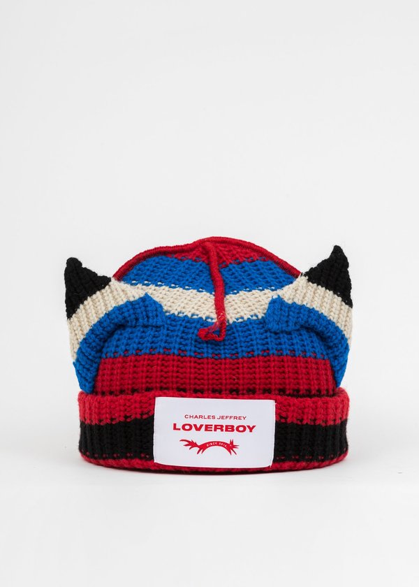 Charles Jeffrey Chunky Ears Beanie - Multi Color | Garmentory display picture 2