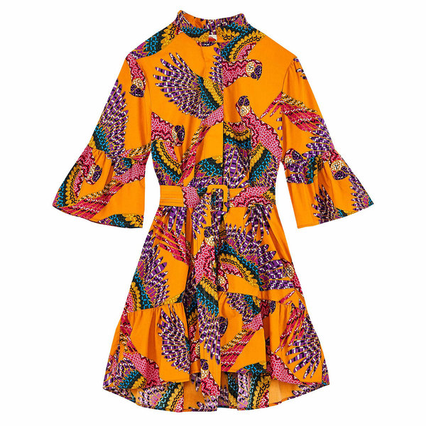 Farm Rio Beaded Macaws Mini Dress | Garmentory