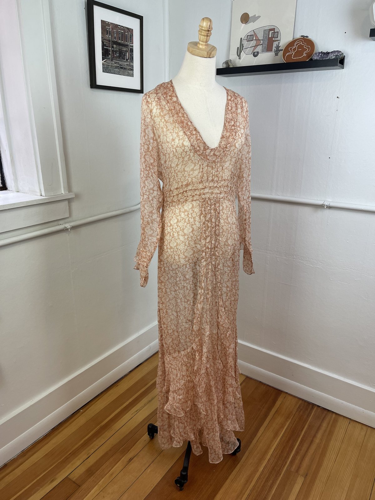 knee length dresses for ladies Minna Dress - Bouquet De Chamonix main image 0