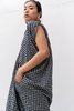 pre-loved Zero Maria Cornejo Cocoon Gingham Print Dress - Black/White - Thumbnail 4