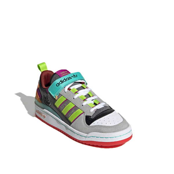 adidas gazelle silver green womens adidas Forum Low Shoes - Men's - Grey Two / White / Cloud White main image 1