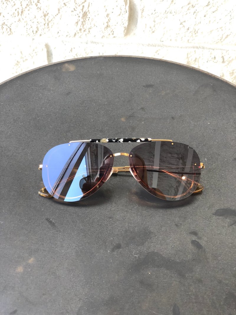 Krewe Walker Frames - 24k/Plume Mirrored | Garmentory display picture 2
