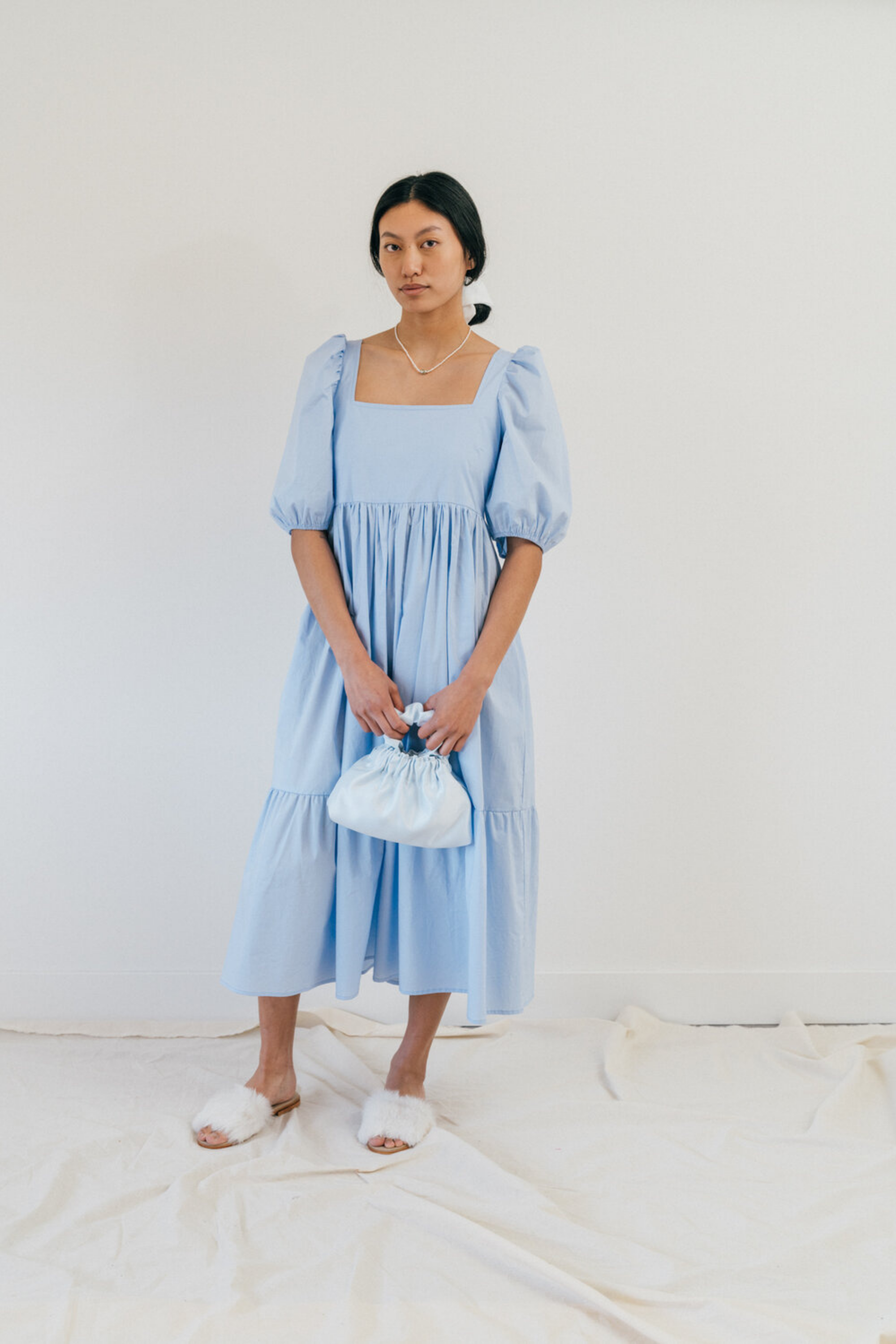 serenity blue dress Serenity Sky Cutout Dress XL