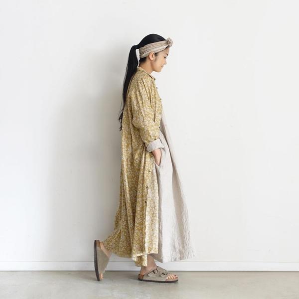 Ichi Antiquités Linen Floral Dress | Garmentory