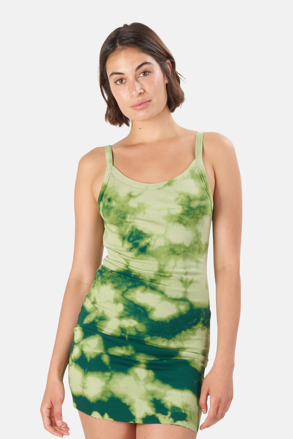 Cotton Citizen Verona Tank Dress - Shamrock Blast | Garmentory