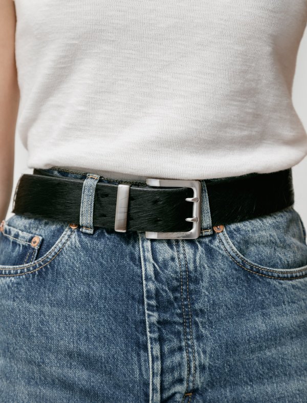 ＄*様 OUR LEGACY double tongue belt Our Legacy - Double Tongue Belt Blue Leather