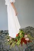 KkCo Brocade Wrap Flower Jacquard Dress - Blanco  - Thumbnail 5
