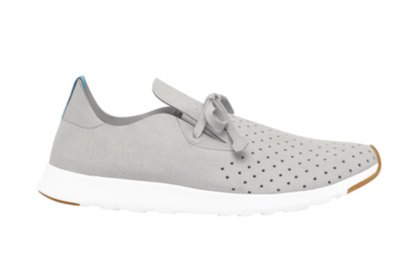 Native Apollo Moc Fashion grey Sneaker Men\'s Size 9.5 Native Apollo Moc 2.0 - Pigeon Grey, White and Natural  main image 4