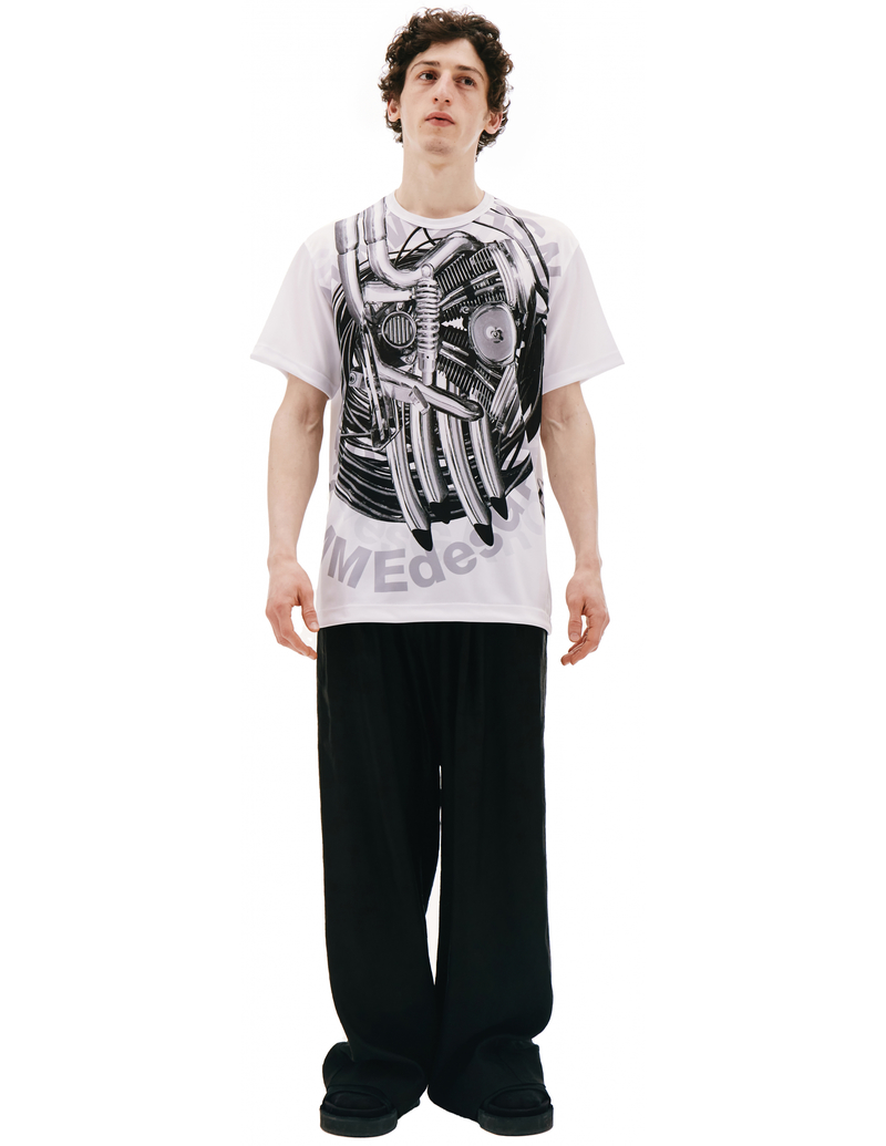 Comme des Garcons Homme plus White Printed T-shirt | Garmentory